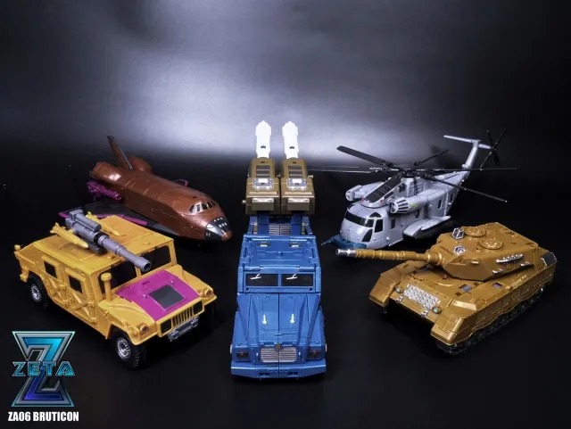 ZA-06 Bruticon Combiner Set of 5 Figures | Zeta Toys 3rd Party
