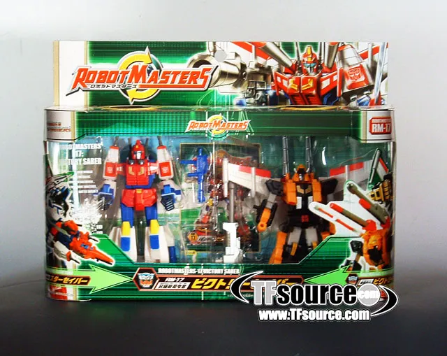RM-17 Star Saber and Victory Leo Set | Robot Masters Transformers