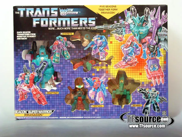 Piranacon Seacons Giftset Combiner | Vintage G1 Transformers