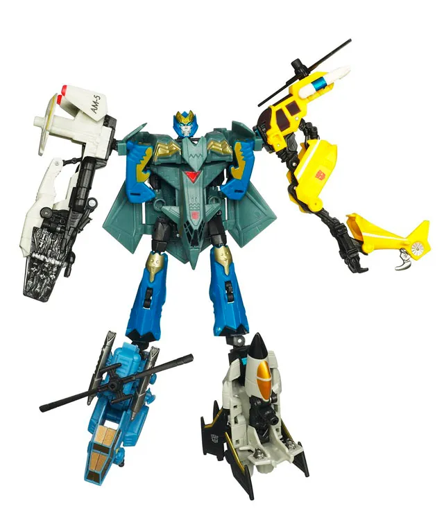 Skyburst with Aerialbots Commander 5-Pack | Transformers Generations Power Core Combiners