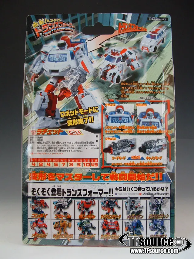 C-14 Ratchet | Henkei Transformers Figure | TFSource