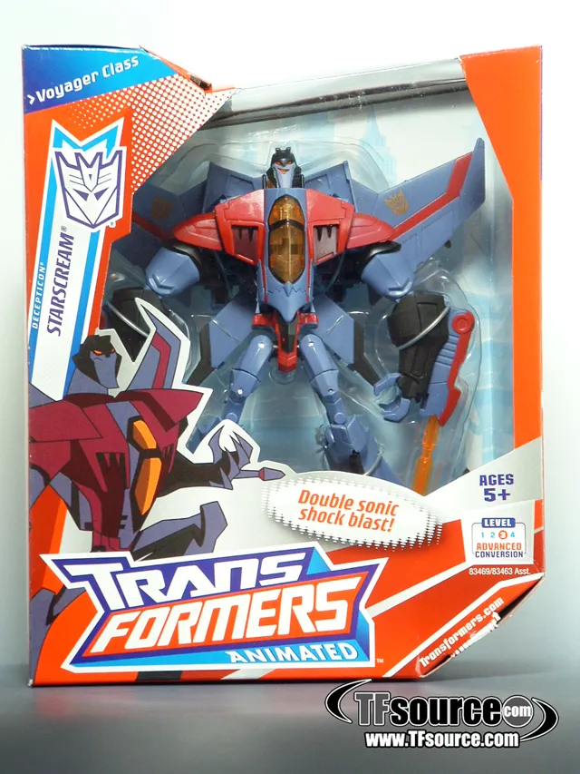 Transformers Animated Starscream 輸入品 Transformers Animated: EZ Collection Clear Starscream