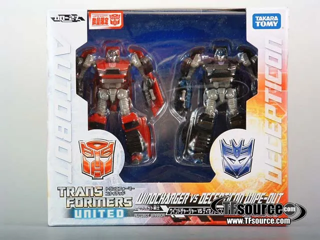 トランスフォーマー ユナイテッド UN-27 ウインドチャージャー VS ワイプ UN-27 Windcharger and Decepticon Wipeout Set | Transformers United