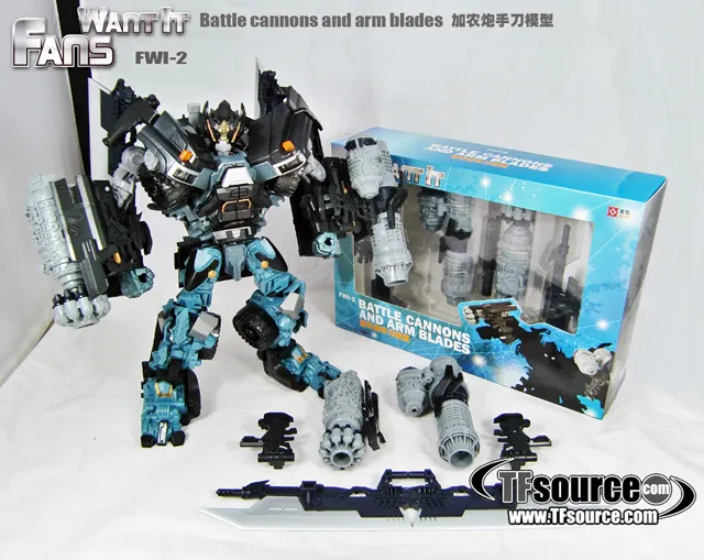 FWI-2 Battle Cannons and Arm Blades Upgrade Kit | Fans Want