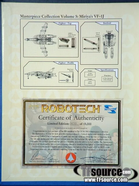 マクロス ロボテック VF-1J マスターピースコレクション vol.5 Amazon.com: Robotech Masterpiece Collection Vol 5 VF-1J