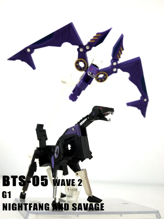 BTS-05 Nightfang and Savage | BTS Toy 3rd Party Figures | TFSource