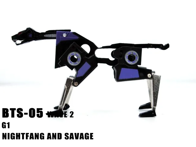 BTS-05 Nightfang and Savage | BTS Toy 3rd Party Figures | TFSource