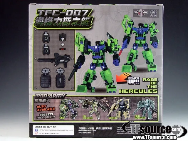 TFC TOYS HERCULES ヘラクレス　オプションパーツ　デバスター 巨人兵デバスター っぽい人7/7】最終章だ！！変形合体ロボ ヘラクレス