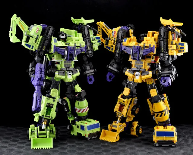 Green Giant Type 61 Combiner Set of 6 | MakeToys Mtcombiner Series
