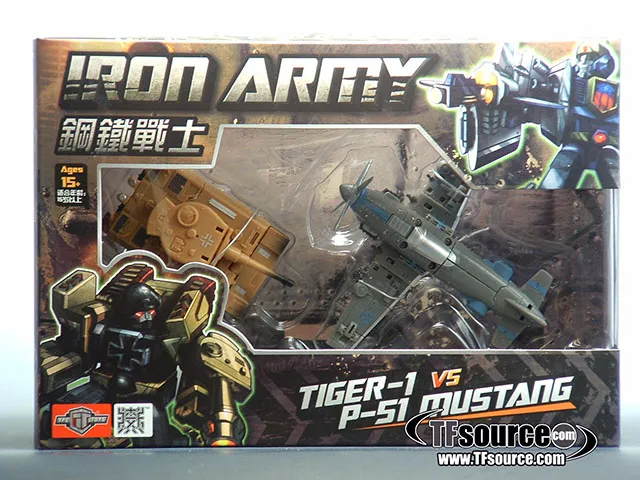 Set A Tiger-1 and P-51 Mustang | TFC Toys 3rd Party Transformers