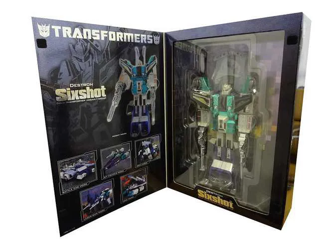 Sixshot Metallic Version Asia Exclusive Limited Edition
