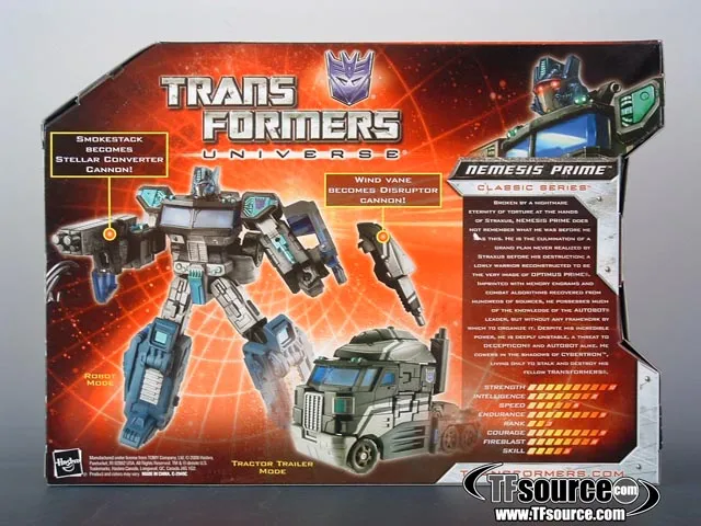 Nemesis Prime SDCC Exclusive | Transformers Classics Robots in