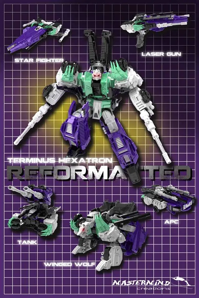 アニメ/ゲーム Mastermind Creations R01 TERMINUS HEXATR R-01 Terminus Hexatron | Mastermind Creations Reformatted