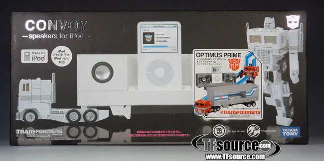 Ipod Convoy G1 Anime Colors | Music Label Transformers Figure by