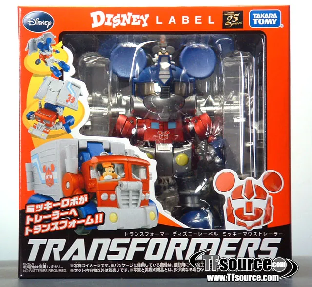 Mickey Mouse Color Version | Disney Label Transformers Figure by