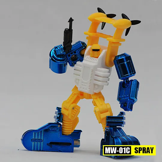 MW-01C Spray Chrome Version Limited Edition | Igear Mini Warriors