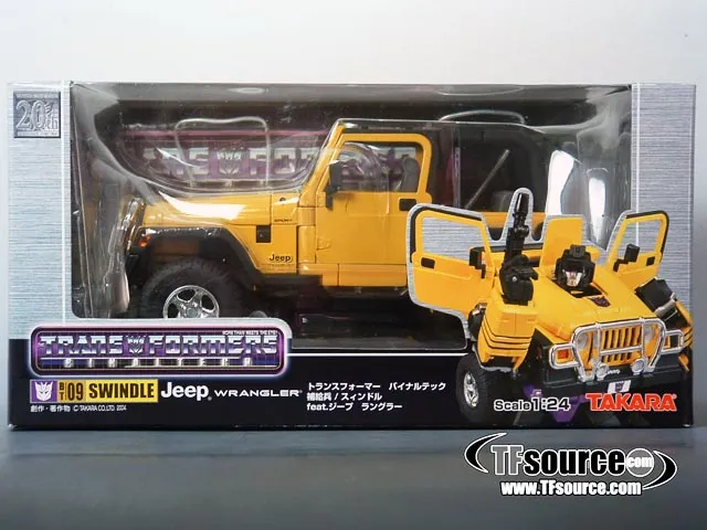 BT-09 Swindle | Jeep Wrangler | Binaltech Transformers Figure by