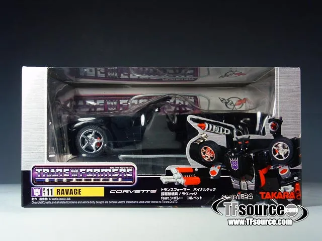 BT-11 Ravage | Chevrolet Corvette | Binaltech Transformers Figure