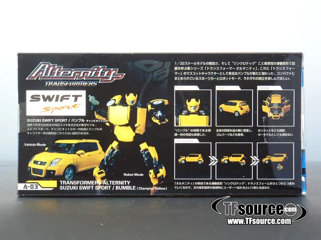トランスフォーマー オルタニティ バンブル SUZUKI SWIFT SPORT Amazon.co.jp: トランスフォーマー オルタニティ SUZUKI SWIFT