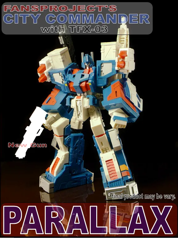 City Commander Trailer set and TFX-03 City Commander Upgrade Kit