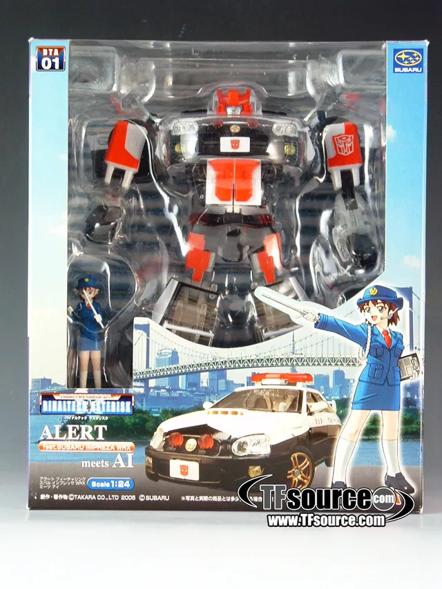 BTA-01 Red alert and Ai-Chan | Binaltech Transformers Figure by
