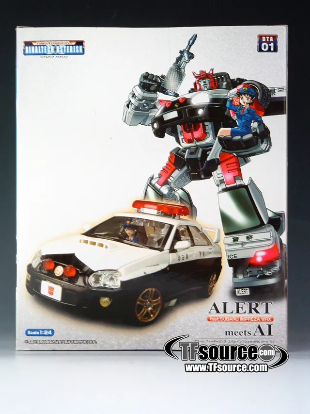 BTA-01 Red alert and Ai-Chan | Binaltech Transformers Figure by