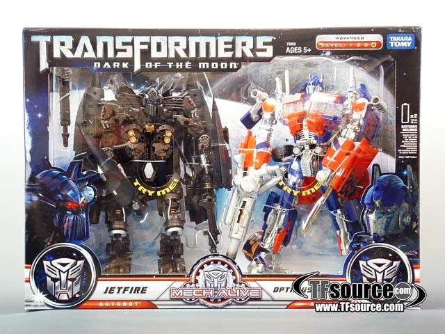 Jetpower Optimus Prime and Jetfire Giftset | Dark of the Moon