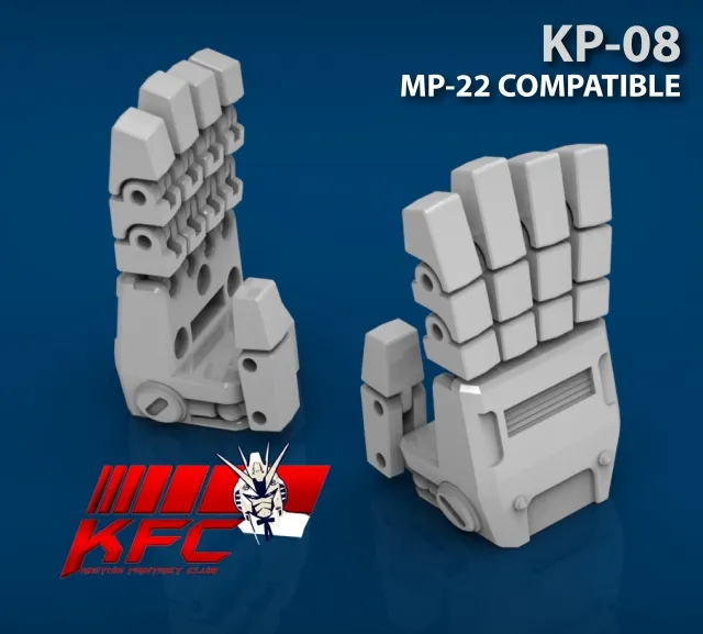 KP-08 Posable Hands Set for Transformers Masterpiece MP-22 Ultra
