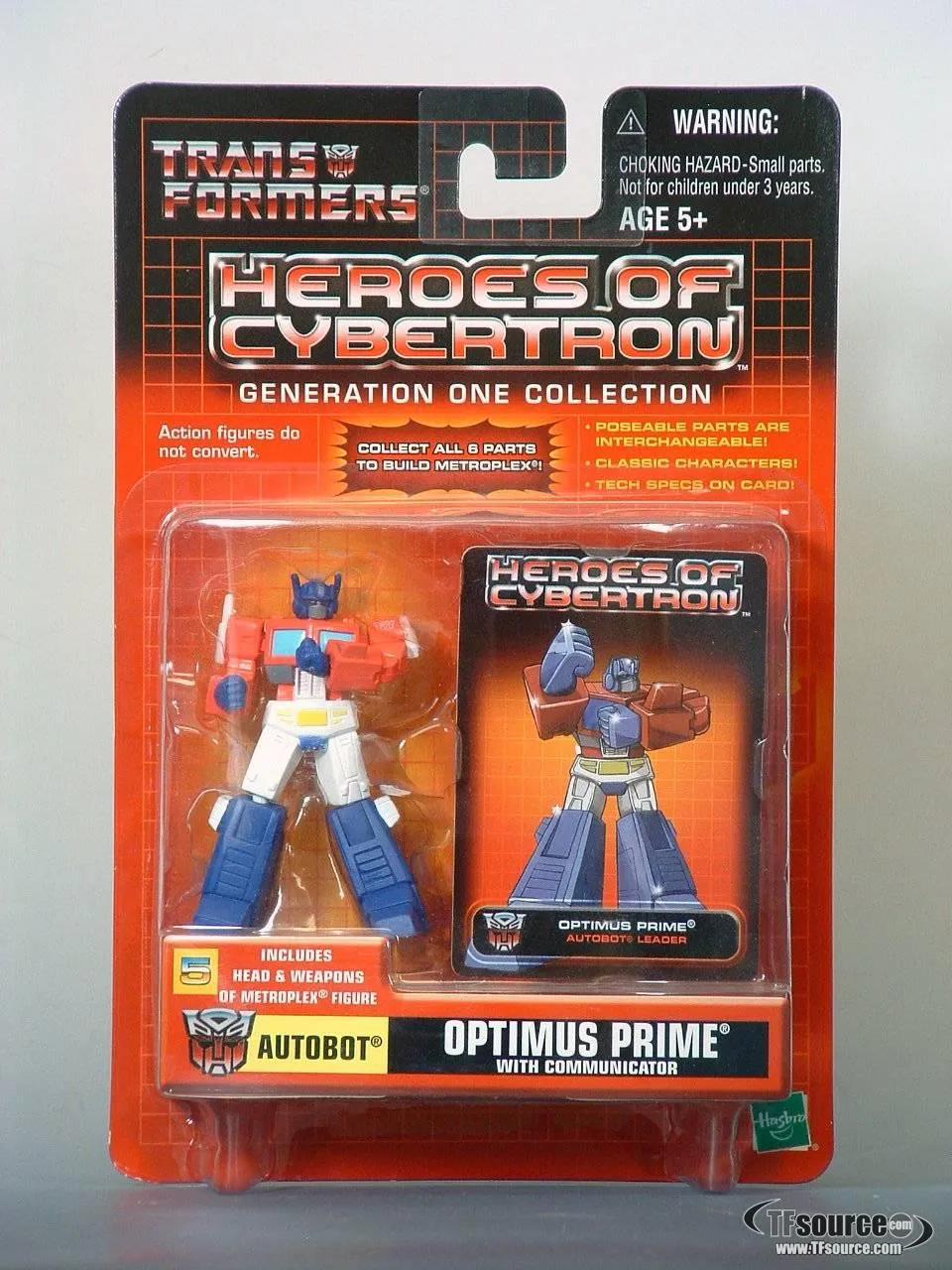 Optimus Prime With Communicator | Transformers Heroes of Cybertron HOC