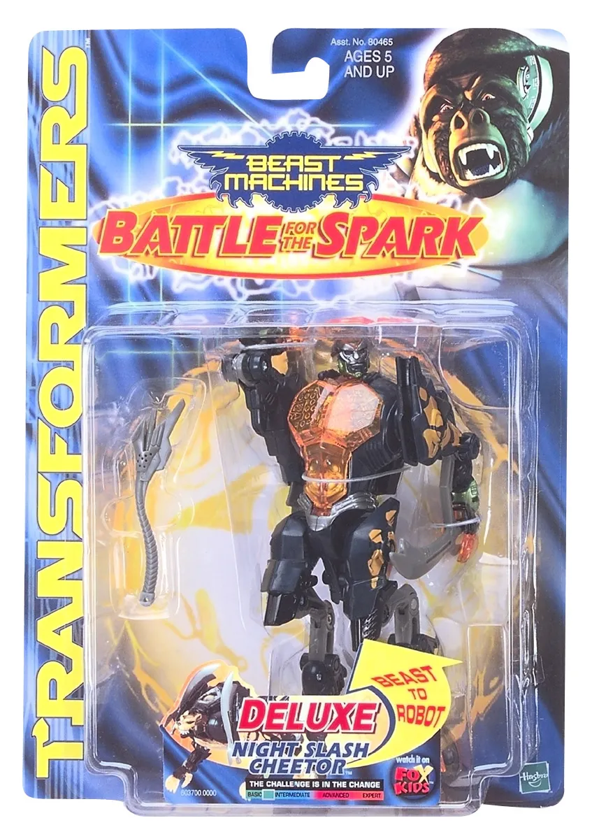 Night Slash Cheetor | Transformers Beast Machines Figure | TFSource