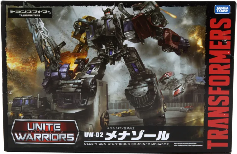 Transformers Unite Warriors UW-02 メナゾール UW-02 Menasor Combiner Set of 5 | Unite Warriors