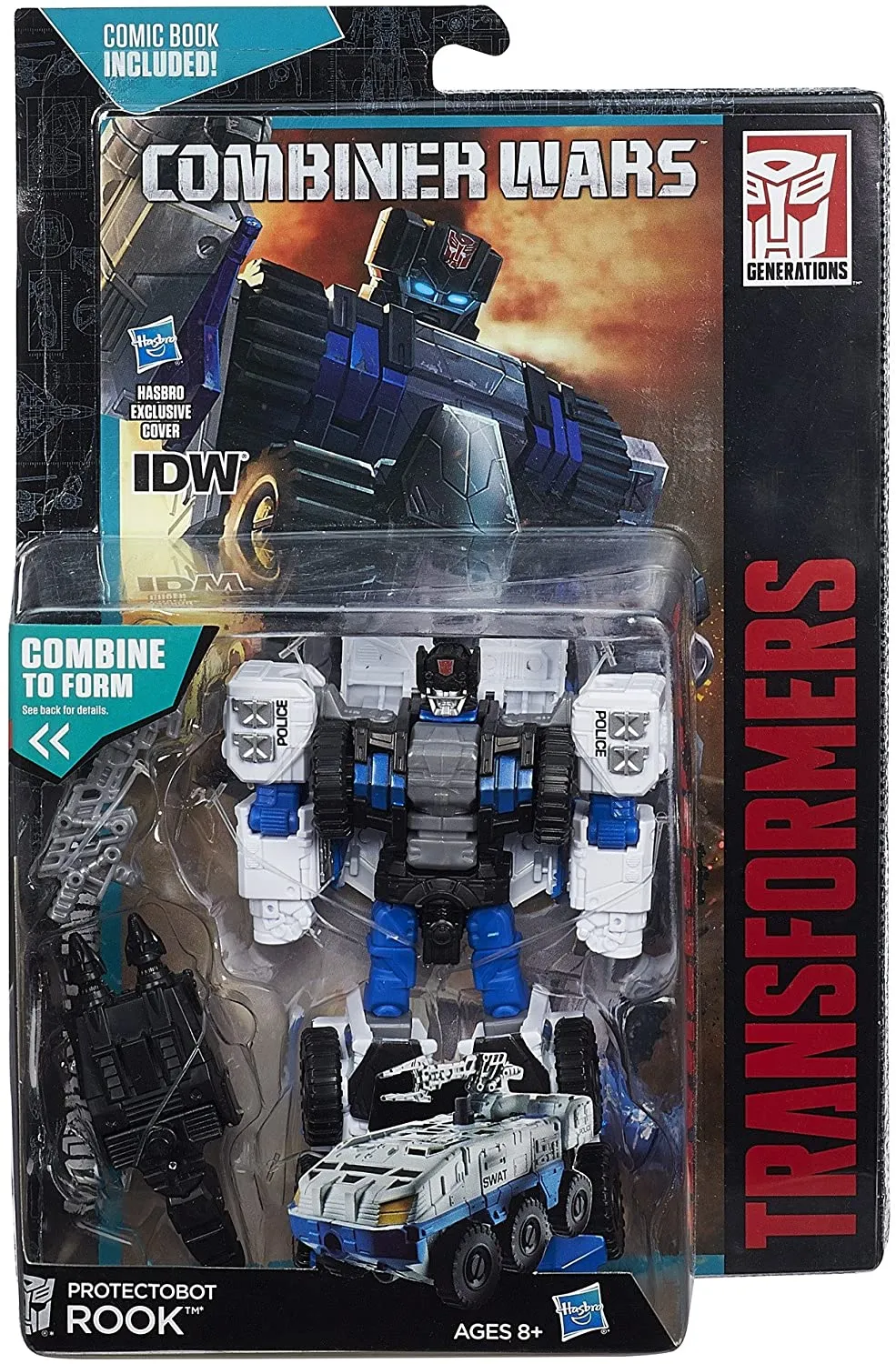 Protectobot Rook | Combiner Wars Transformers Figure | TFSource