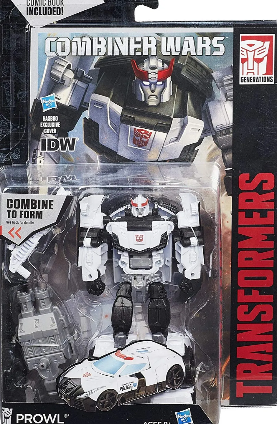 Prowl | Combiner Wars Transformers Figure | TFSource