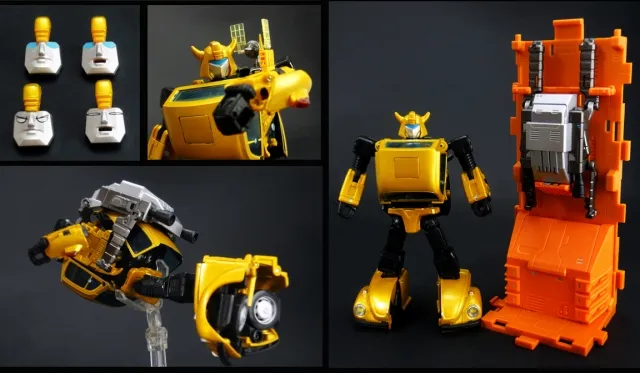 XT006G MP-21G Gold Bumblebee Jetpack and Base Upgrade Kit | X2 Toys | Upgrade Kit