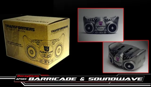 APS-03 Decepticon Barricade and Soundwave Boom Box Accessory | Transformers Dark of the Moon Asia Premium Series