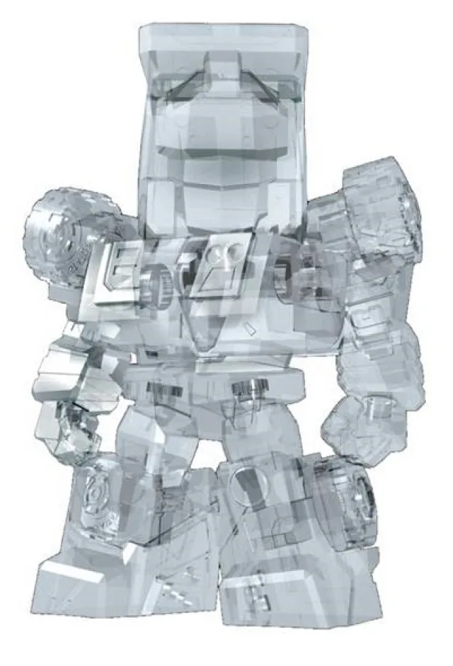 MN-08 Mecha Nations 3'' Clear Devastator Mecha Nation | Transformers Kids Logic