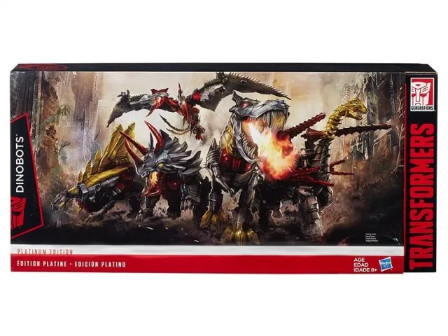 Voyager Class Dinobots Set of 5 G1 Color Version | Transformers 4 Age of Extinction AOE