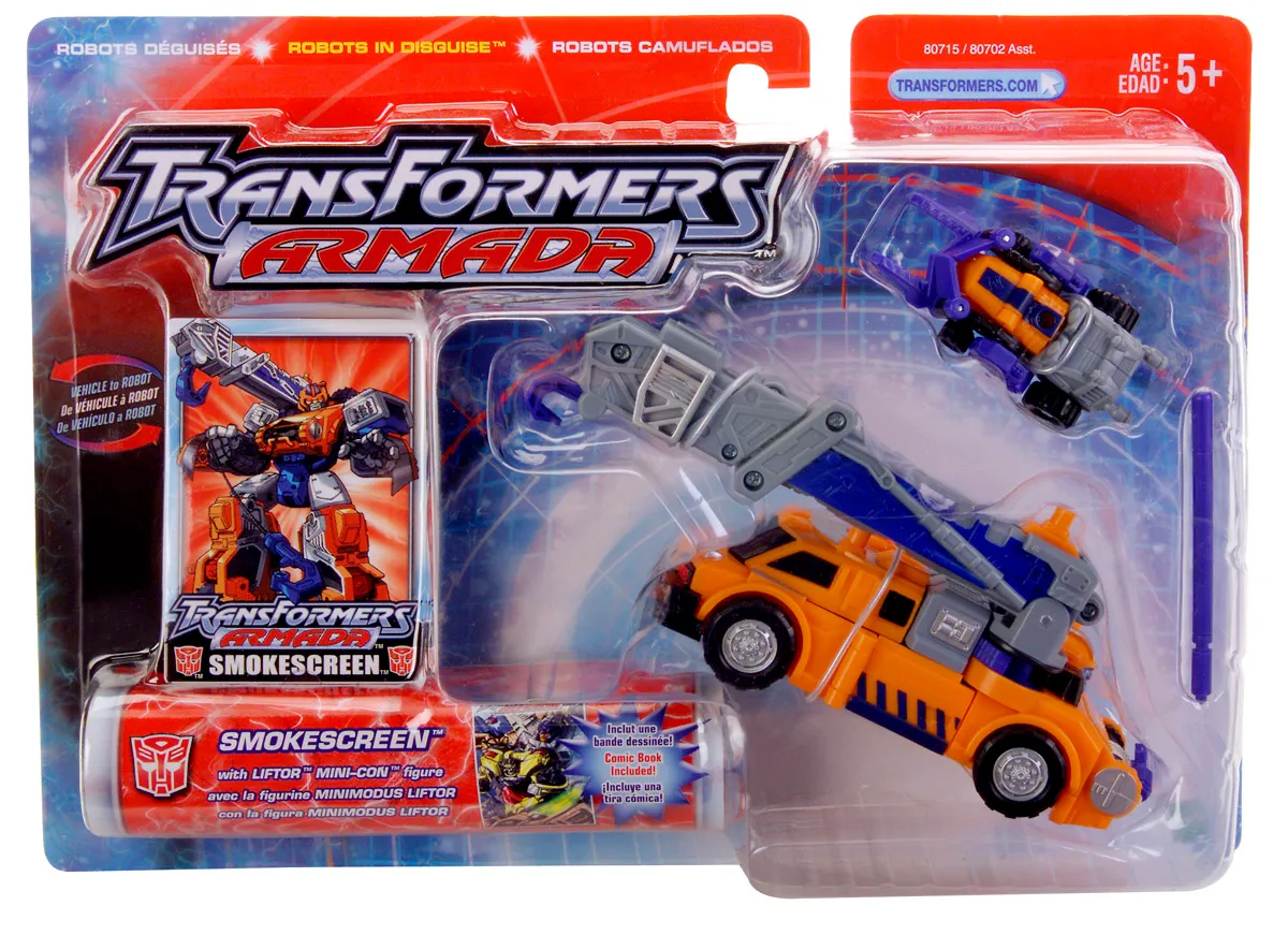 Smokescreen and Liftor Mini-Con | Transformers Armada Figure