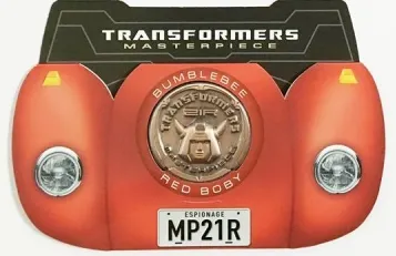 MP-21R Red Bumblebee Collectors Coin | Transformers Masterpiece
