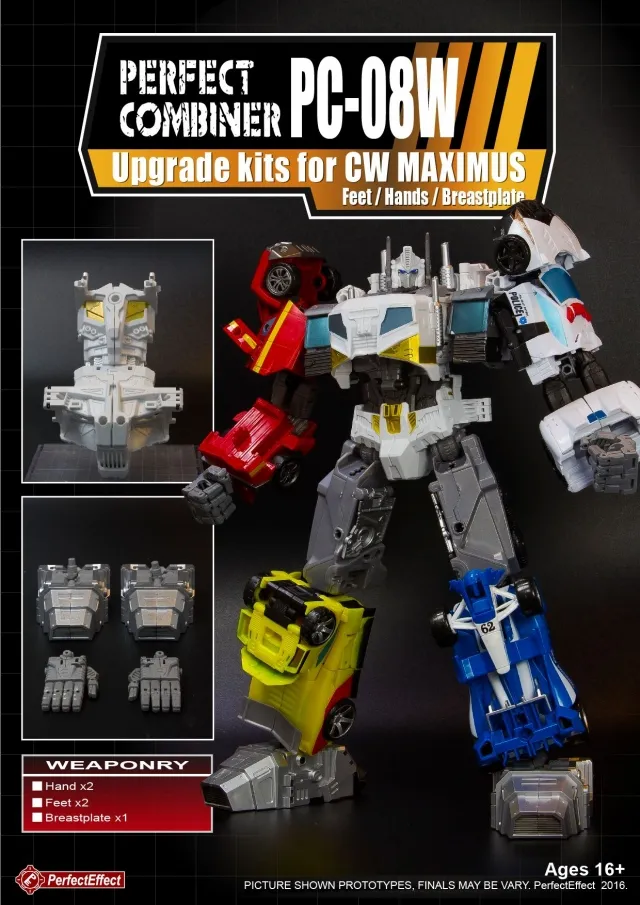 PC-08W Upgrade Kit for Transformers Combiner Wars Optimus Maximus | Perfect Effect | Upgrade Kit