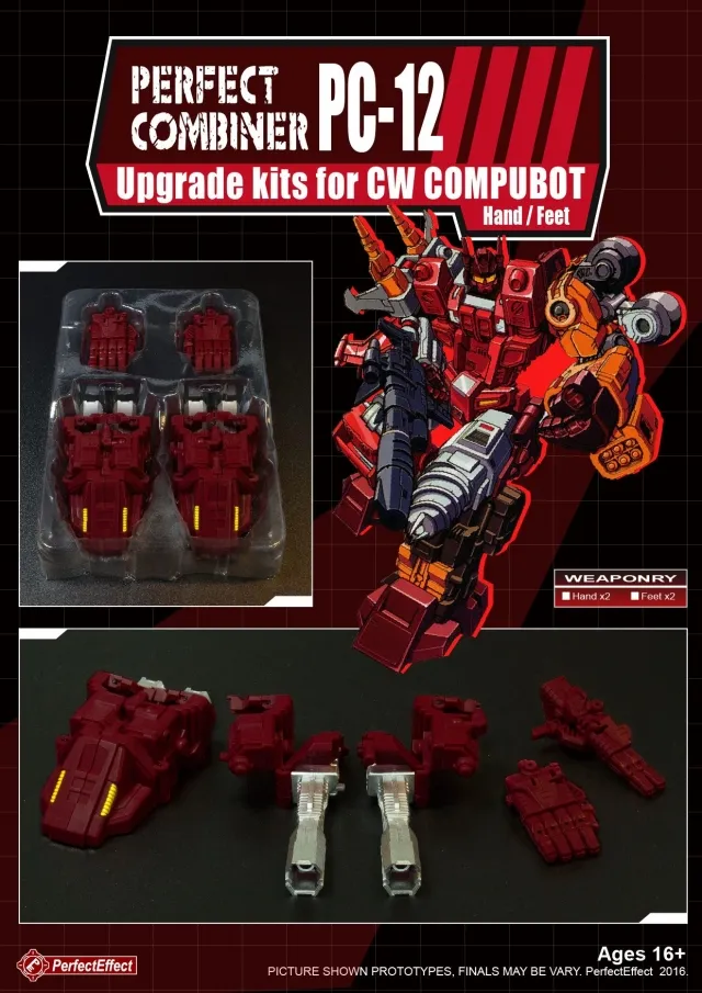 PC-12 Upgrade Kit for Transformers Combiner Wars Computron Part 2 | Perfect Effect | Upgrade Kit