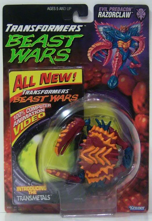 Razorclaw with VHS Tape Basic Class | Transformers Beast Wars