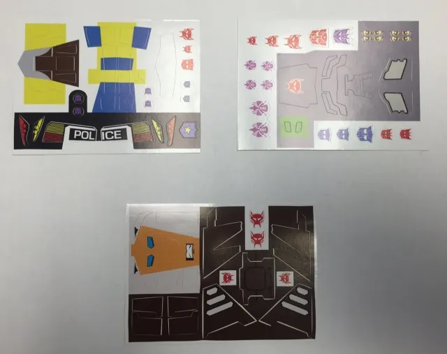 Magnaboss Sticker Set Pack of 3 Botcon Exclusive | Transformers Convention Botcon 2016