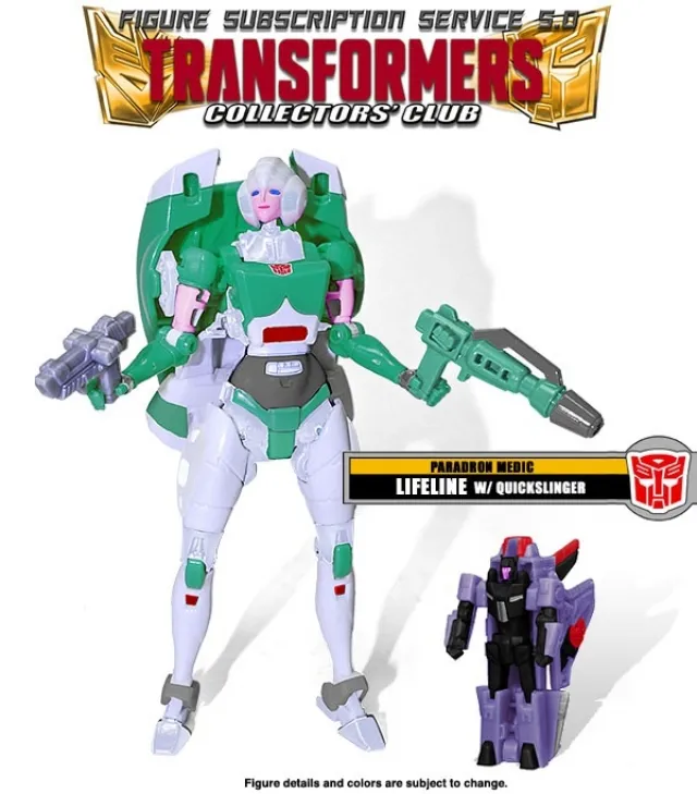Lifeline w/Quickslinger | TFSS Transformers Subscription Service Exclusives