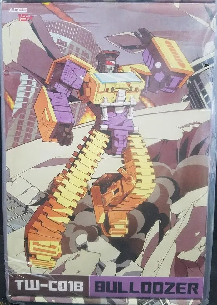 TW-C01B Bulldozer Yellow Version | ToyWorld 3rd Party