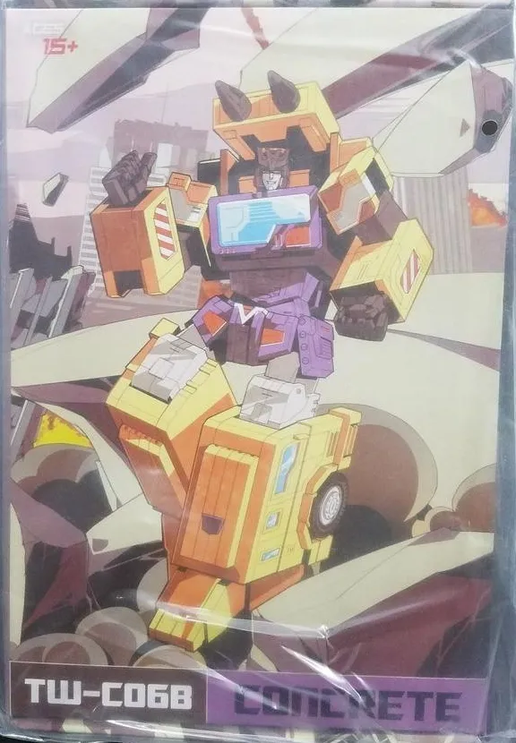 TOYWORLD TW-CO1B～6B Constructor 新品未開封 TW-C06B Concrete Yellow Version | ToyWorld 3rd Party Transformers