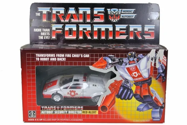 Red Alert G1 Car Vintage Transformers G1