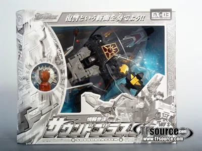 GX-03 Soundblaster with Hell Buzzsaw Toy Dream Project Exclusive Voyager Class | Transformers Galaxy Force Cybertron