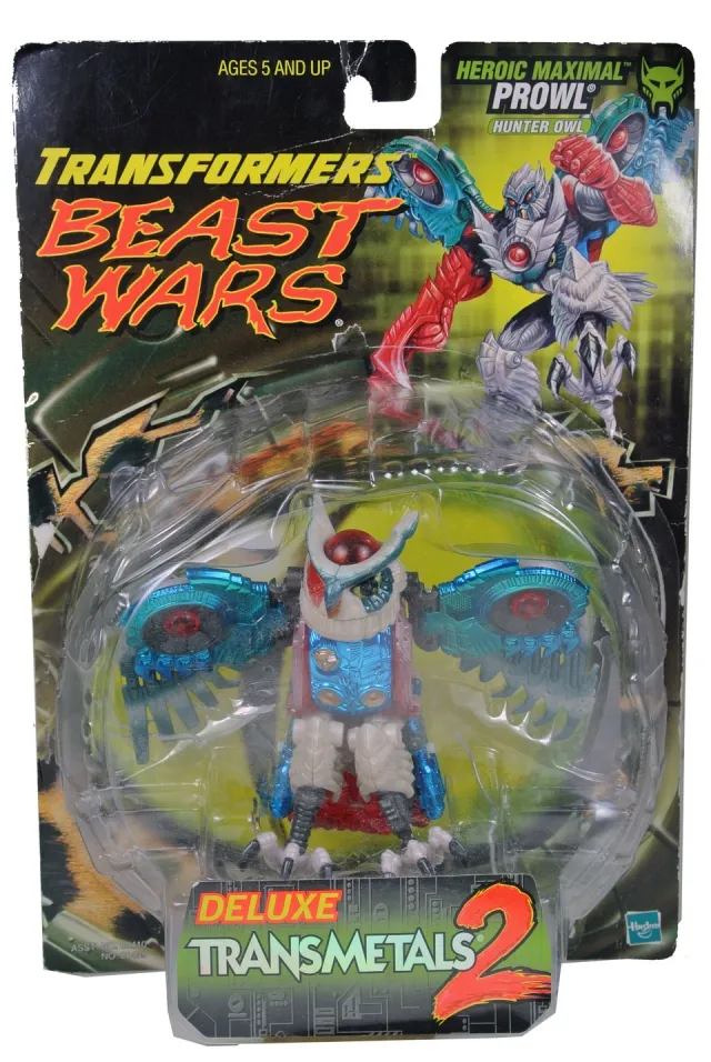 Prowl White Version Deluxe Class | Transformers Beast Wars Transmetals 2