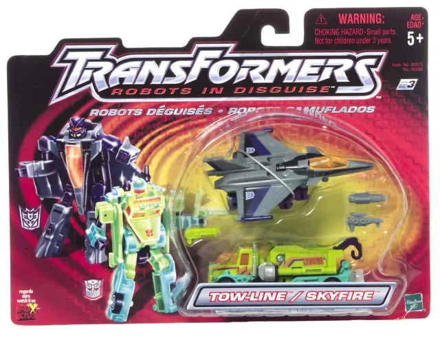 Tow-Line and Skyfire Deluxe Class | Transformers Robots in Disguise RID